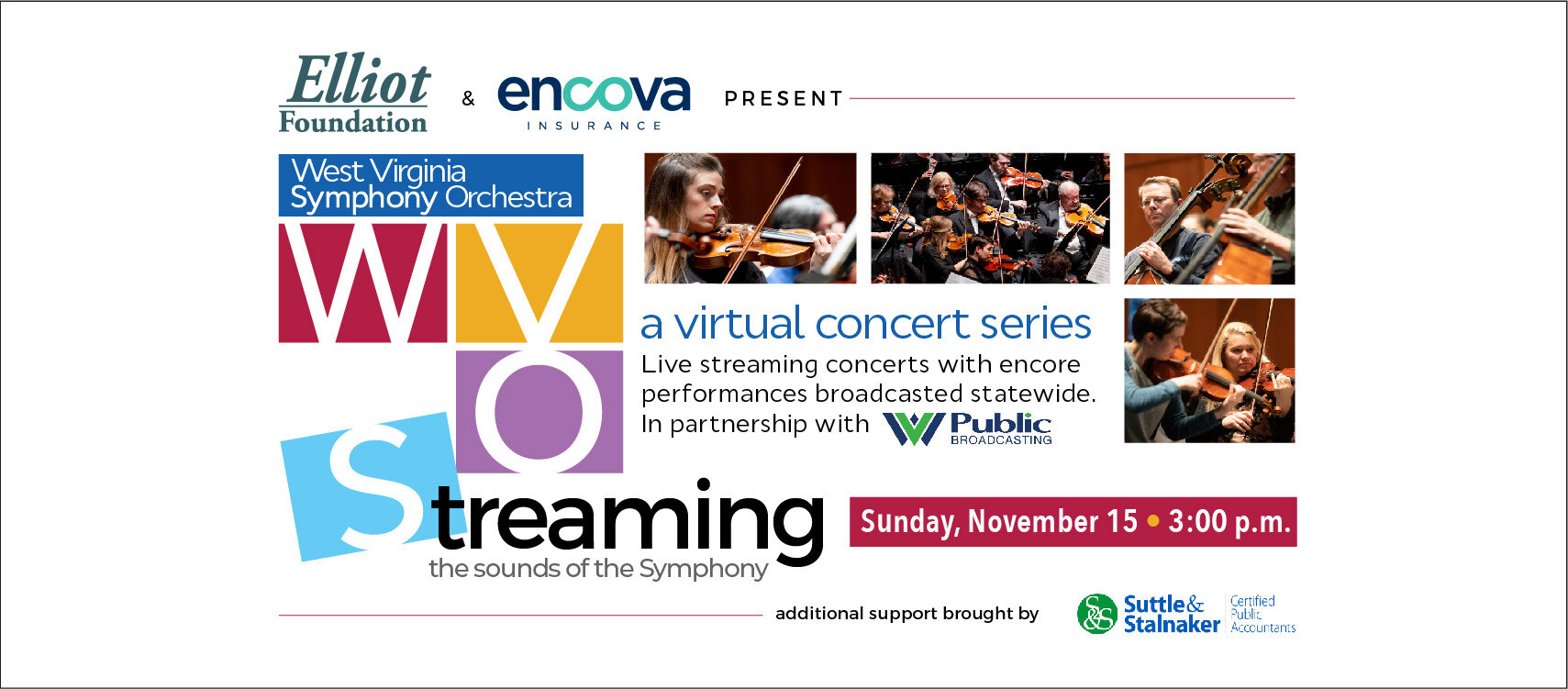 WV Symphony concert stream