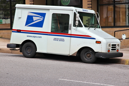 United States mail truck